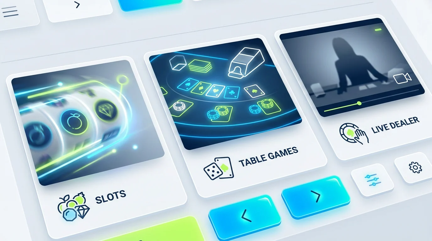 DraftKings casino online game lobby